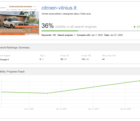 Susigrąžinome Google TOP pozicijas