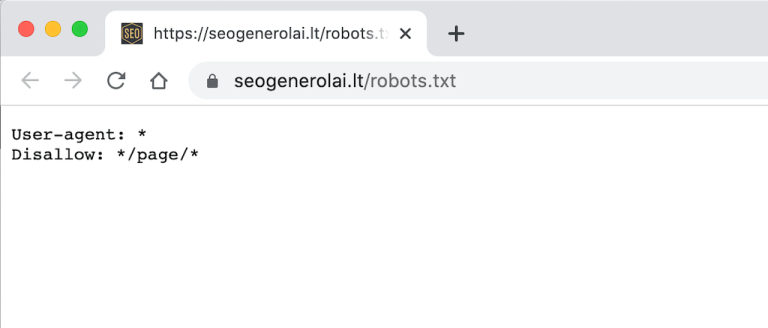 Kas yra robots.txt? Kaip veikia?
