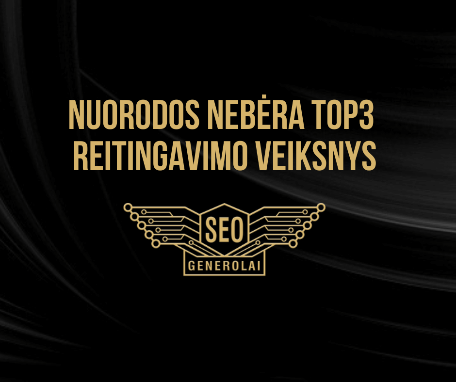 Isorines nuorodos praranda seo svori