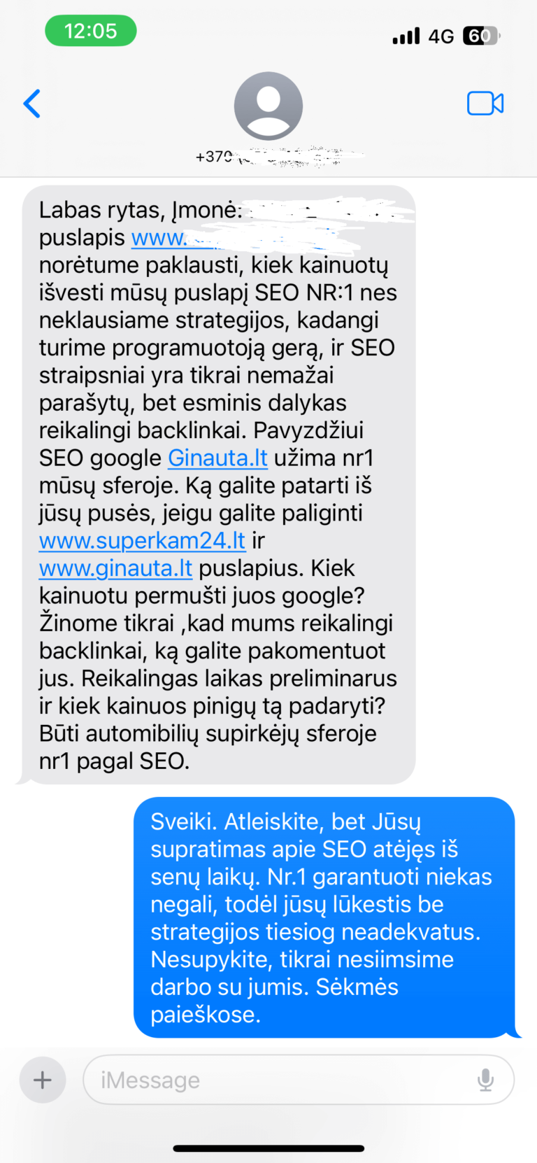 “Kiek kainuotų išvesti į SEO NR.1 Neklausiame strategijos..”