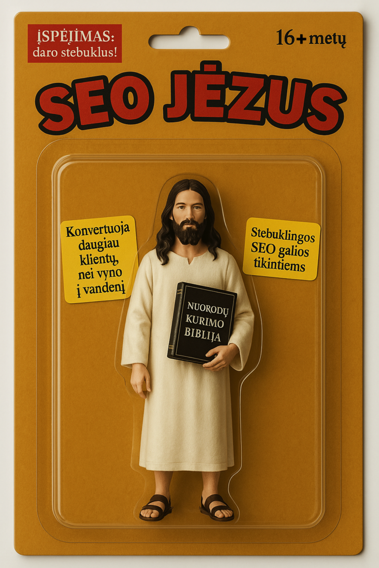 Parduodamos stebuklingos SEO galios!